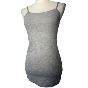 Wishful Park Womens Grey Scoop Neck Sleeveless Camisole Tank Top Size Large
